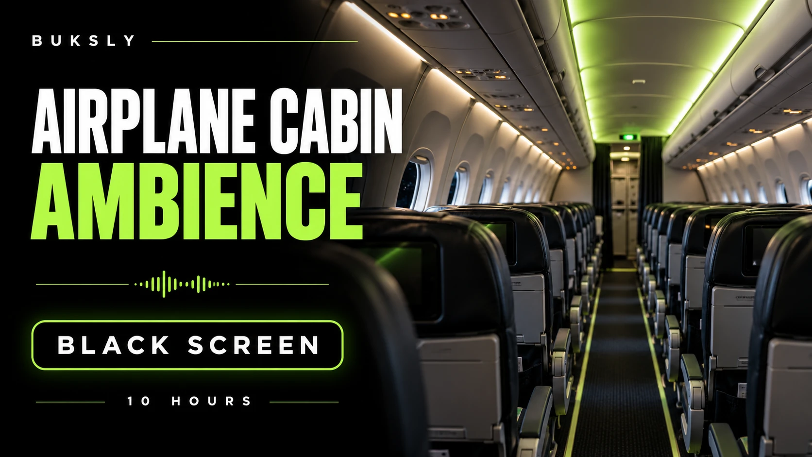 Airplane Cabin Ambience ambient cover for anxiety relief