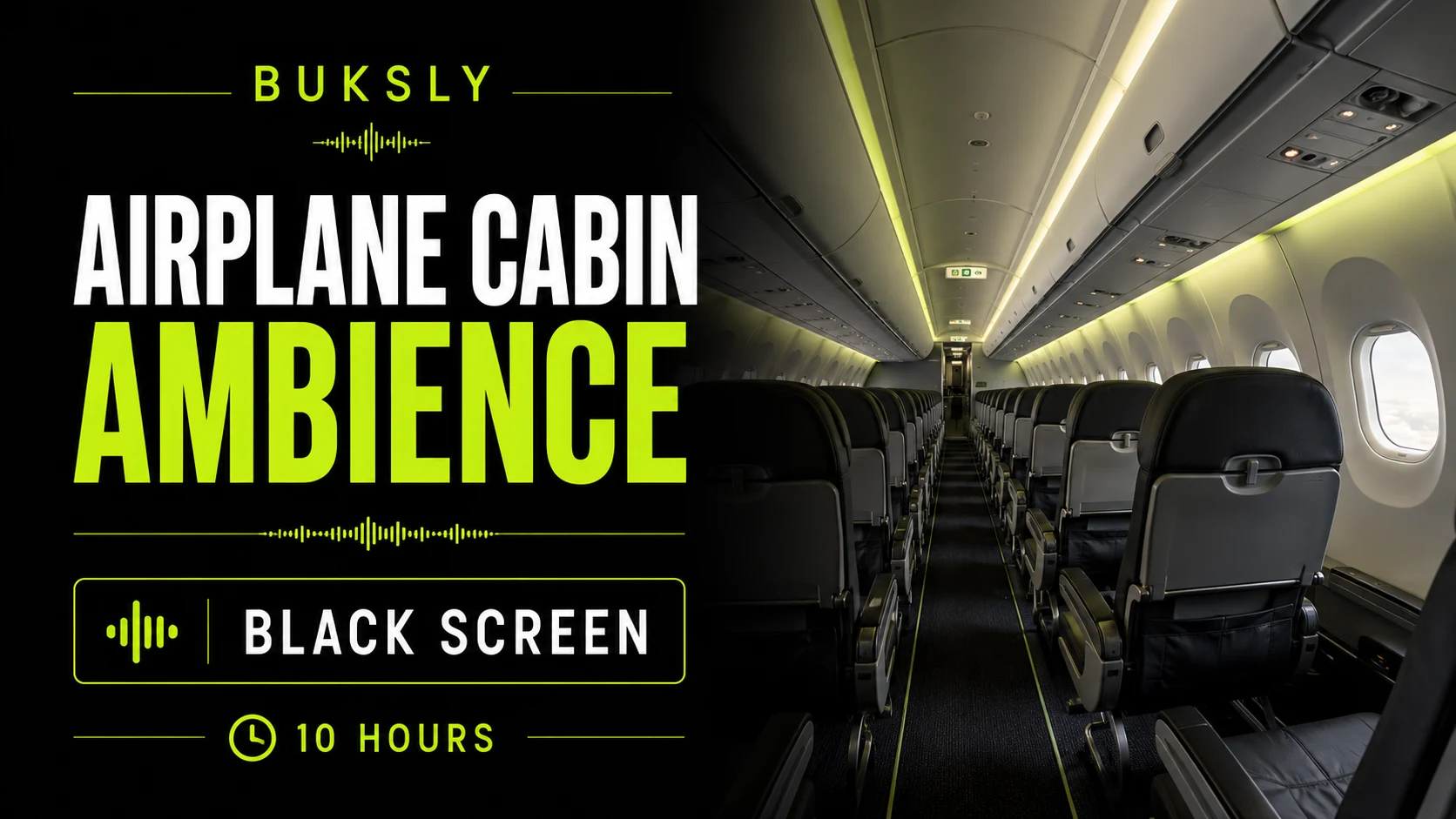 Airplane Cabin Ambience ambient cover for concentration