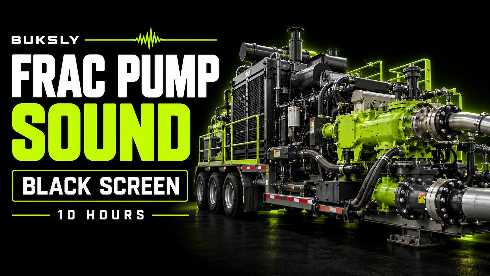 Frac Pump Sound ambient cover for anxiety relief