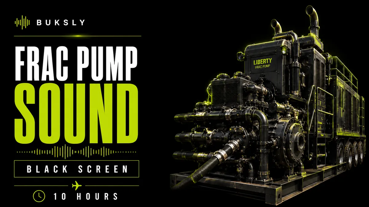Frac Pump Sound ambient cover for sleep