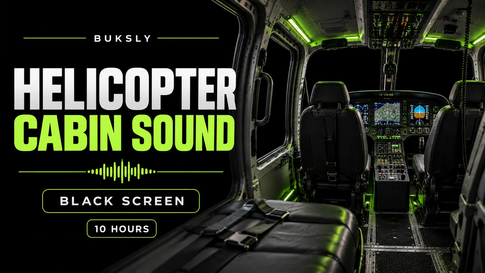 Helicopter Cabin Sound ambient cover for anxiety relief