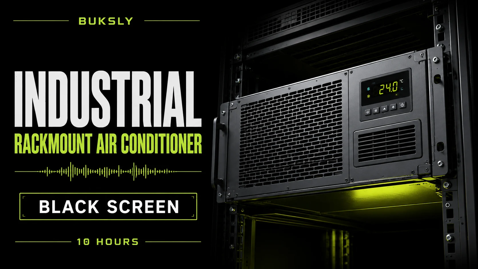 Industrial Rackmount Air Conditioner ambient cover for sound masking