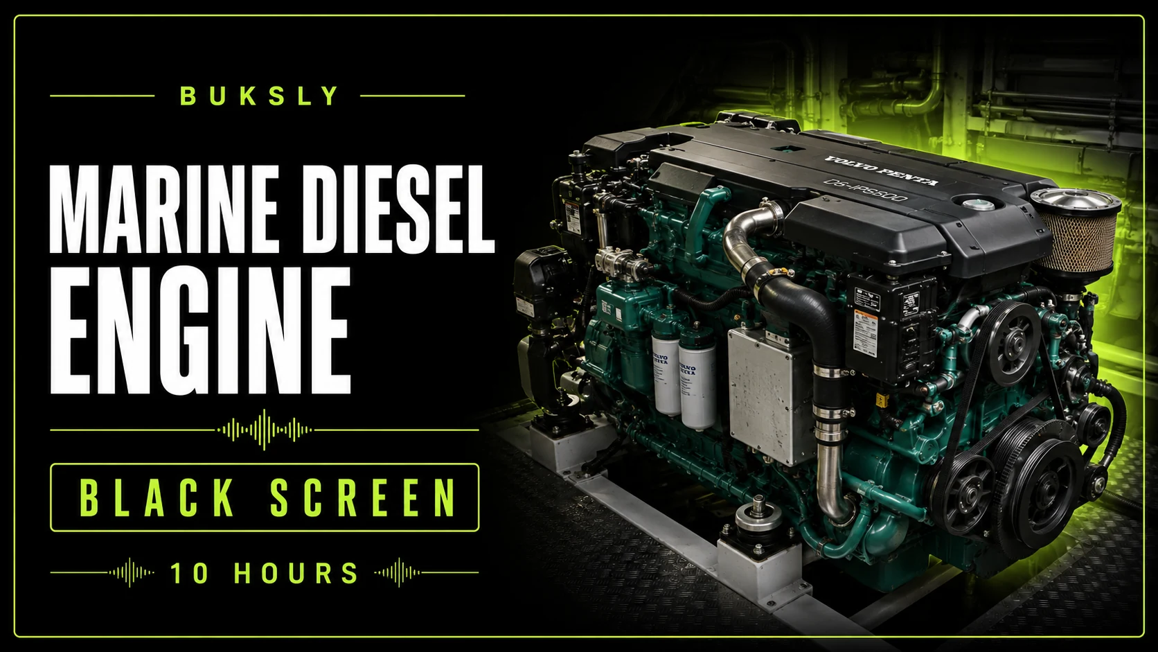 Marine Diesel Engine ambient cover for focus
