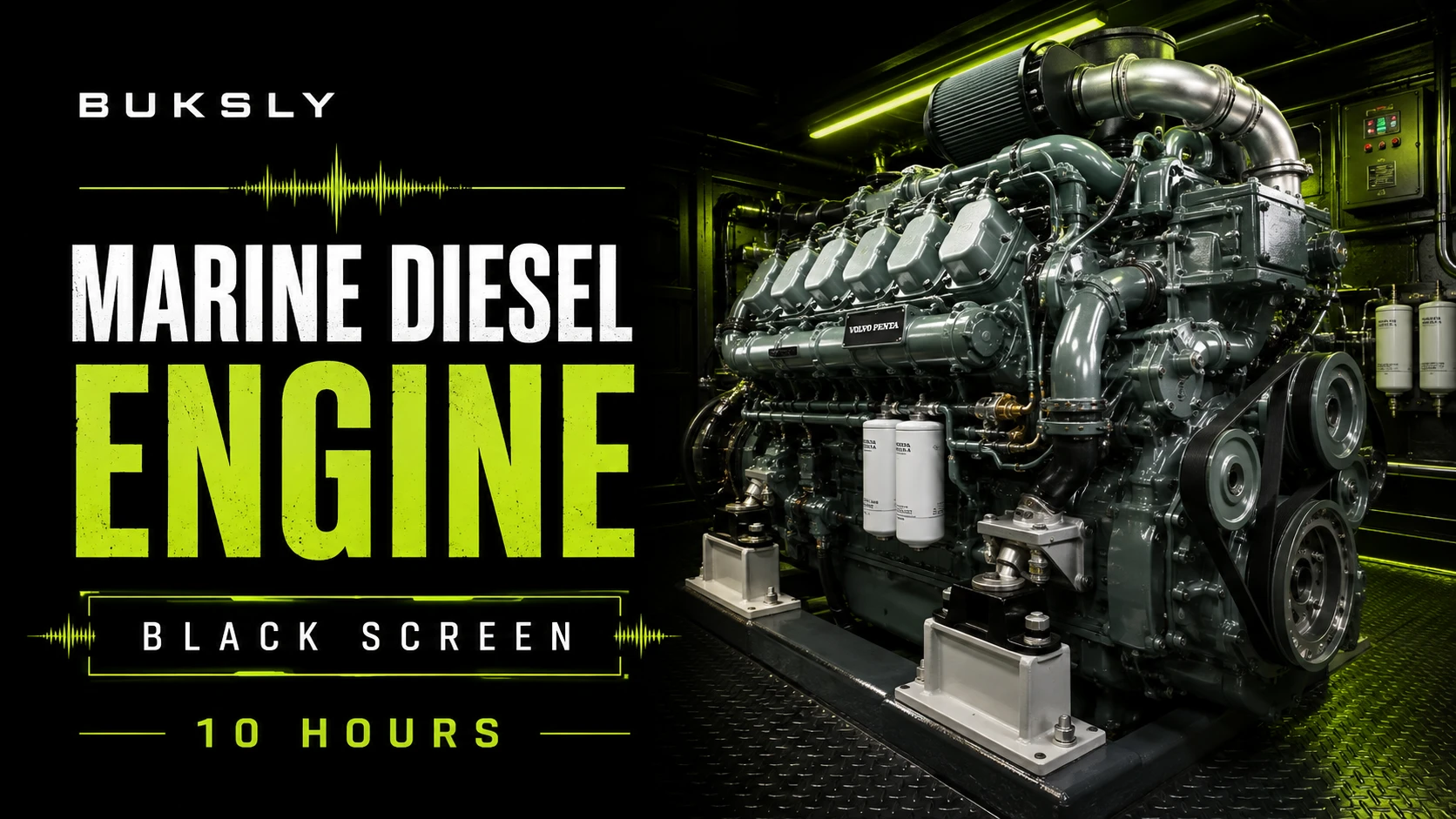 Marine Diesel Engine ambient cover for meditation