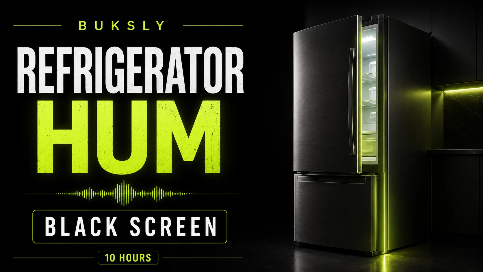 Refrigerator Hum ambient cover for sound masking