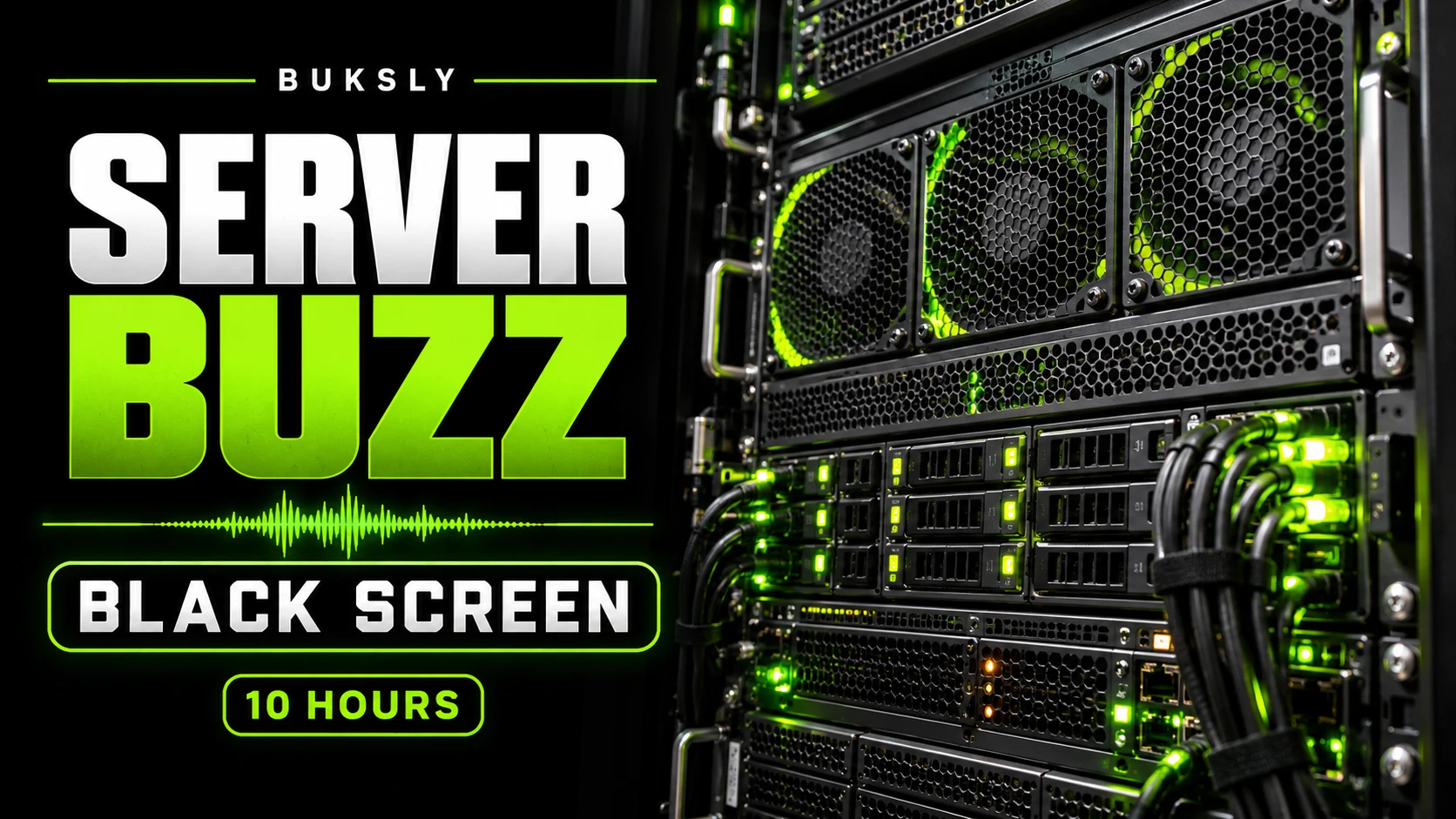 Server Buzz ambient cover for anxiety relief