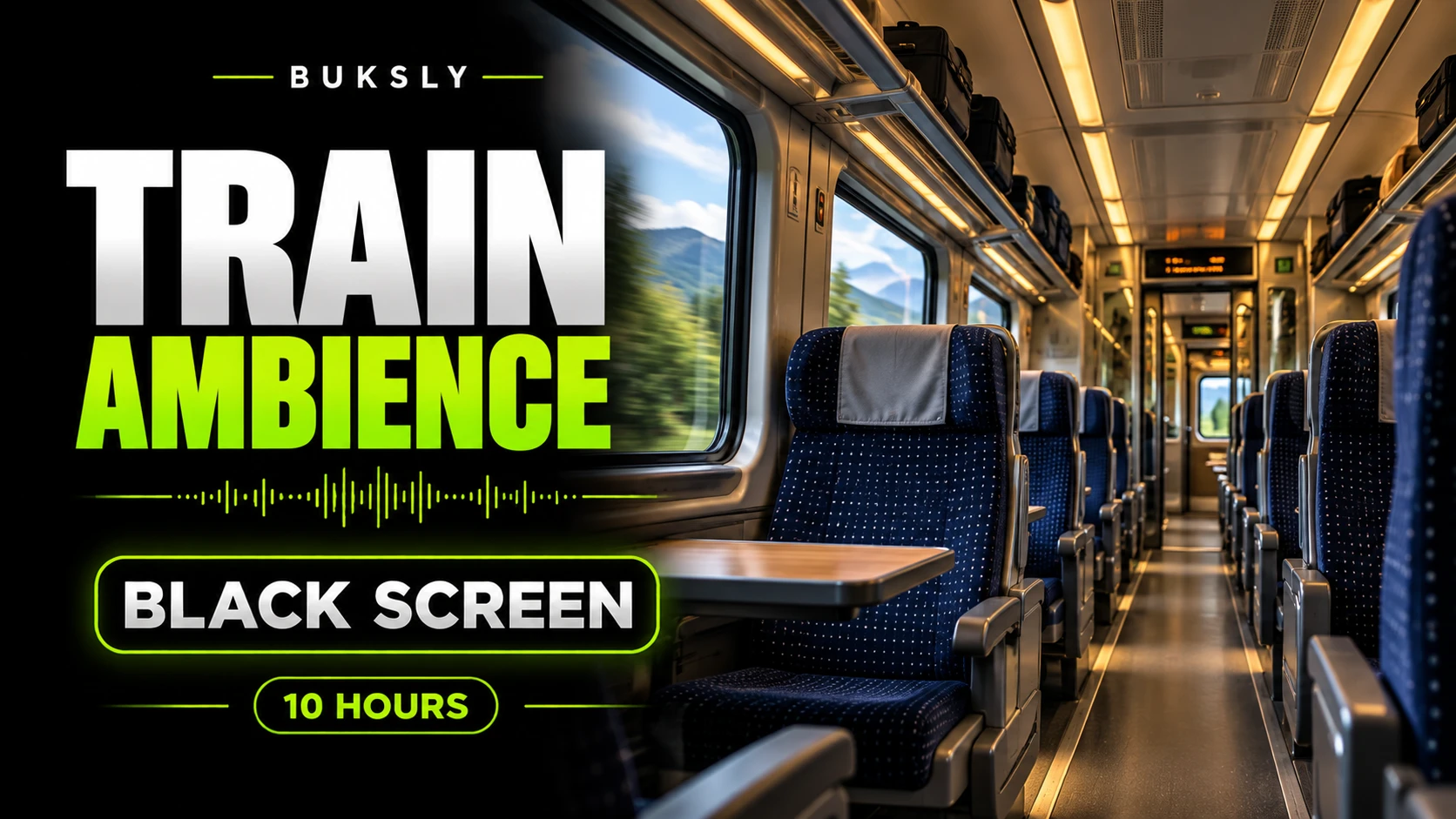 Train Ambience ambient cover for anxiety relief