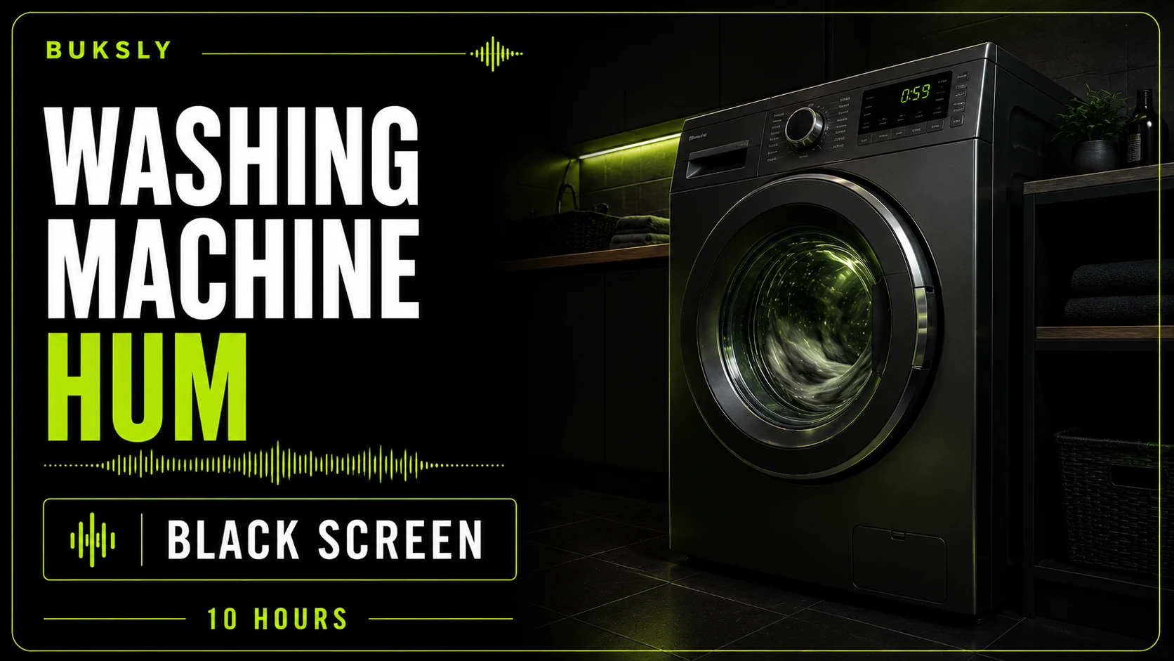 Washing Machine Hum ambient cover for focus