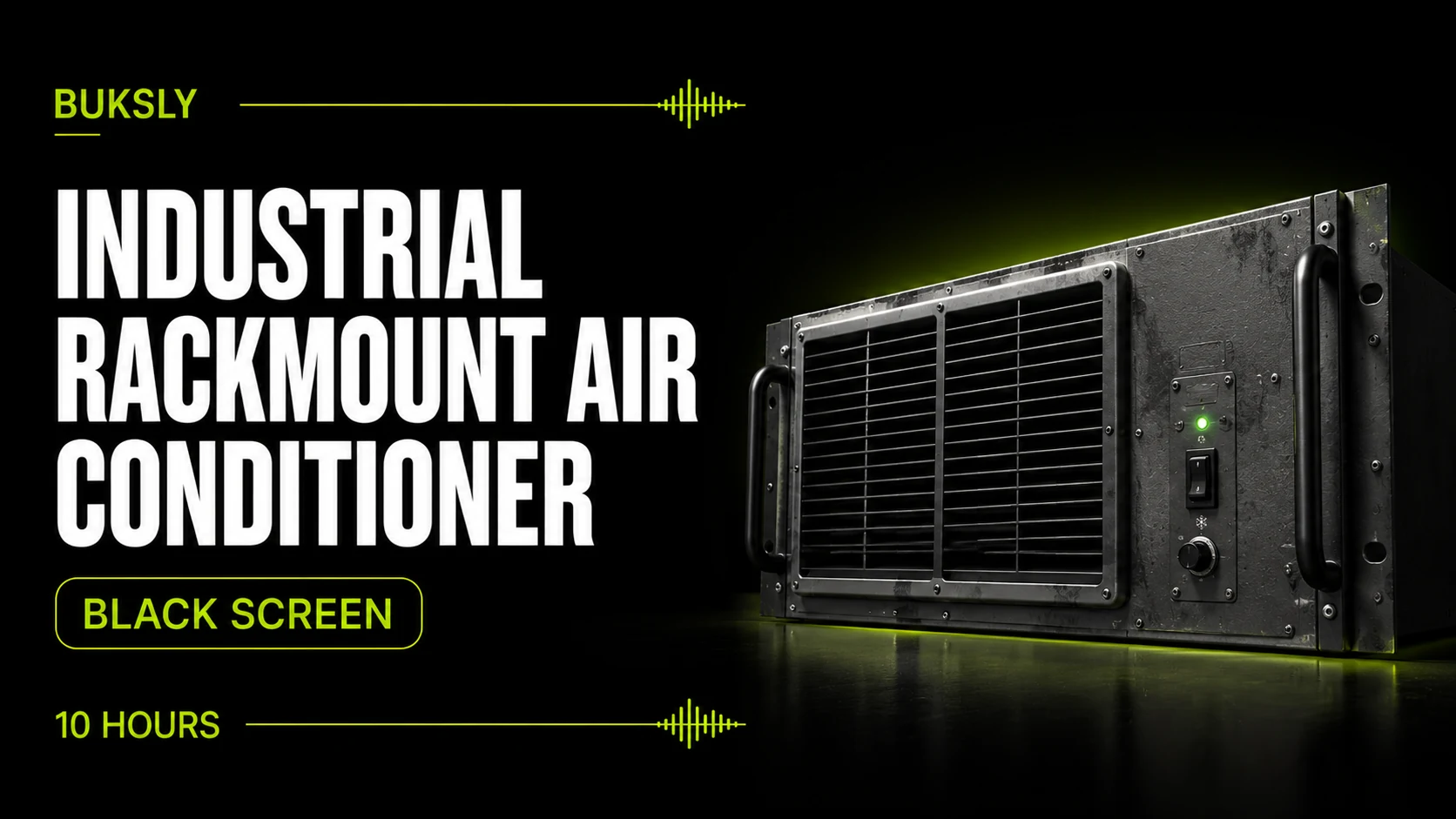 Industrial Rackmount Air Conditioner Black Screen 10 Hours — Episode 2 cover image