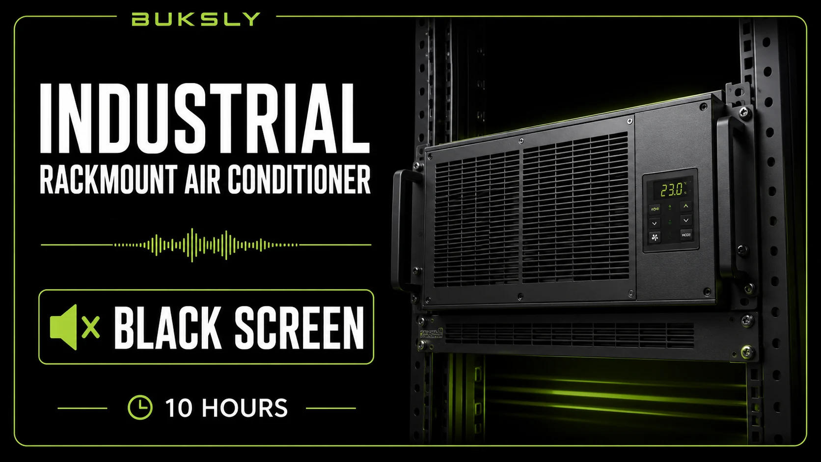 Industrial Rackmount Air Conditioner Black Screen 10 Hours — Episode 3 cover image
