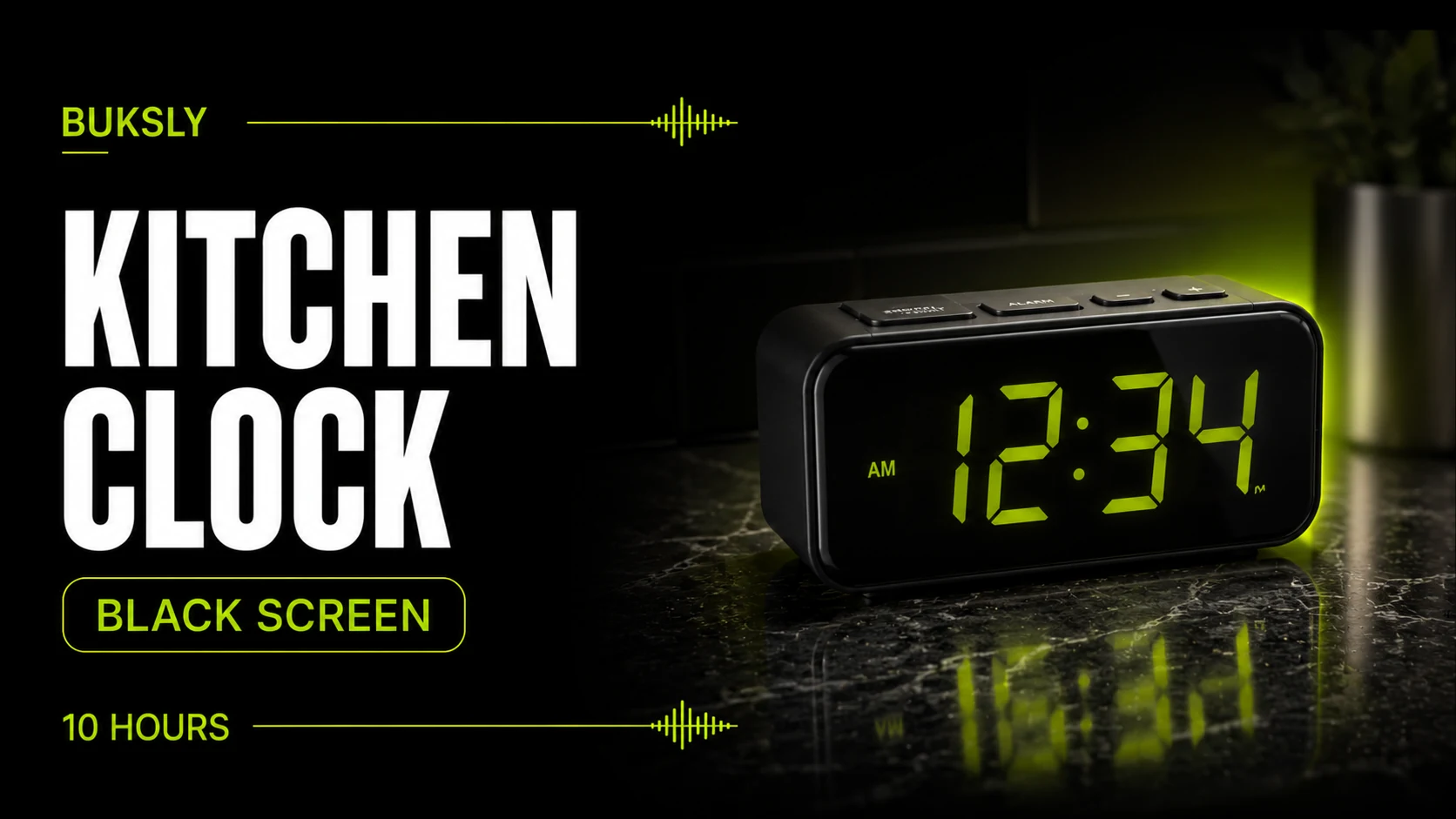 Kitchen Clock Black Screen 10 Hours — Episode 2 cover image