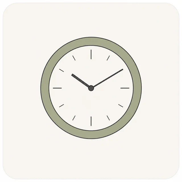 Kitchen Clock Black Screen 10 Hours