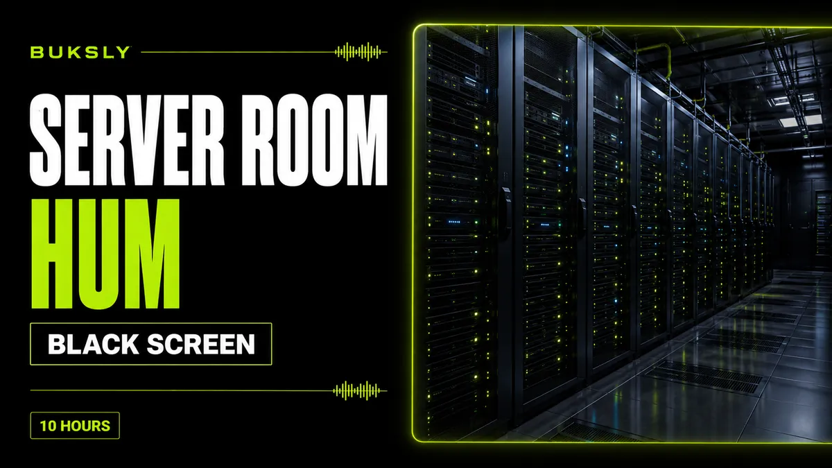 Server Room Hum Black Screen 10 Hours — Episode 1 cover image