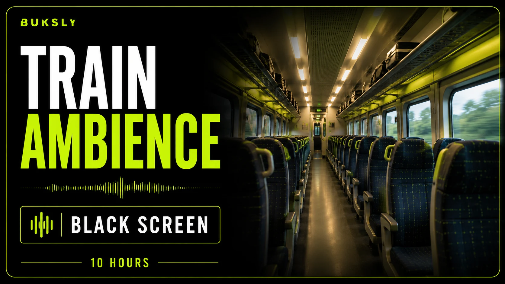 Train Ambience Black Screen 10 Hours — Episode 2 cover image