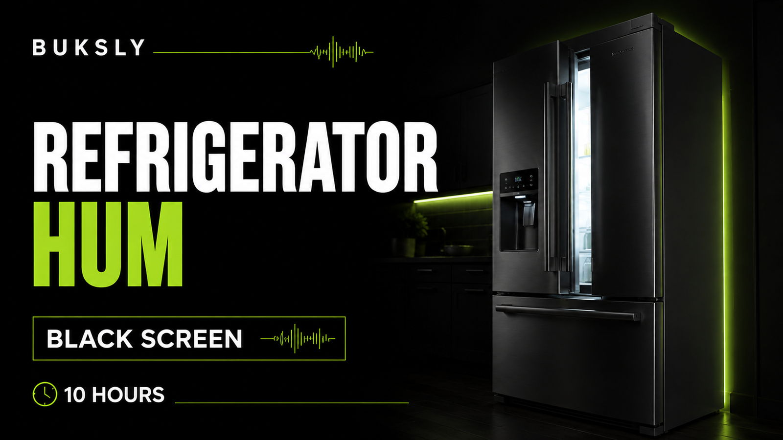 Refrigerator Hum Black Screen 10 Hours — Episode 7 cover image